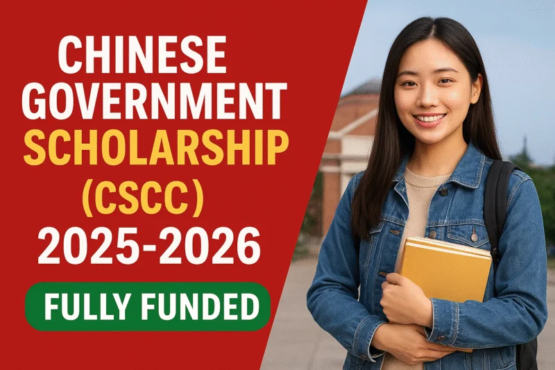 Fully Funded CSC Scholarship in China 2025